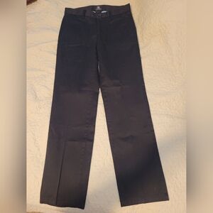 Men's Dockers Signature Khaki Slim Fit Black Dress Pants Size 29x30